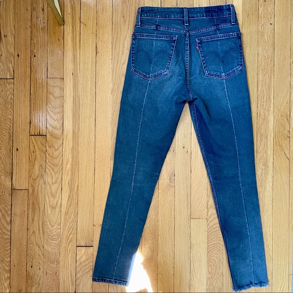 Levi's 721 Altered High Rise Skinny Jeans 27 - Picture 3 of 9